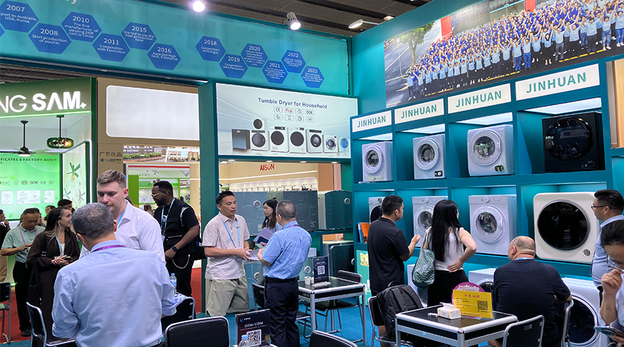 廣交會(huì)新老朋友齊聚，金環(huán)電器展位人氣旺