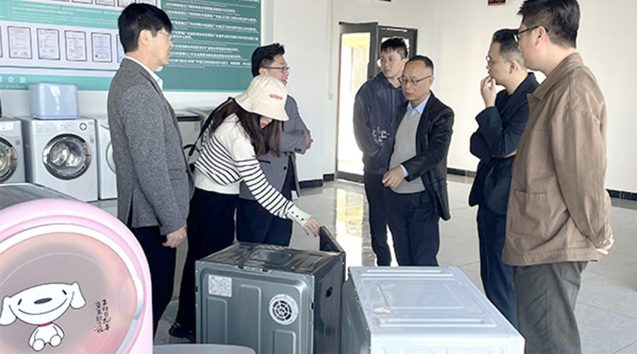 再續(xù)前緣！客戶遠(yuǎn)道而來到訪金環(huán)電器洽談滾筒干衣機(jī)合作
