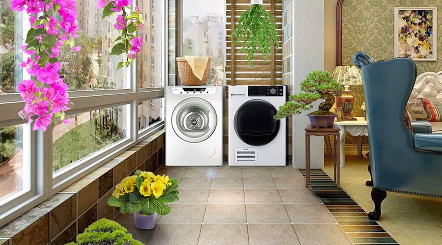 家居陽臺晾曬衣物不干怎么辦，衣物烘干機(jī)來解決！