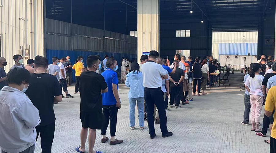 支援防疫是責(zé)任！金環(huán)電器助力鶴山核酸檢測