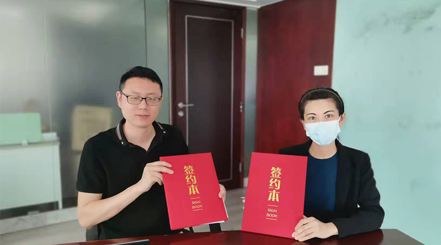 祝賀！金環(huán)電器與寧波某品牌電商客戶再次合作，簽約成功！