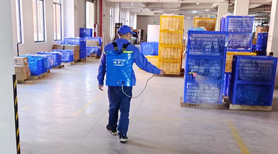 健康和安全放首位！金環(huán)電器全面開(kāi)展工廠除菌工作