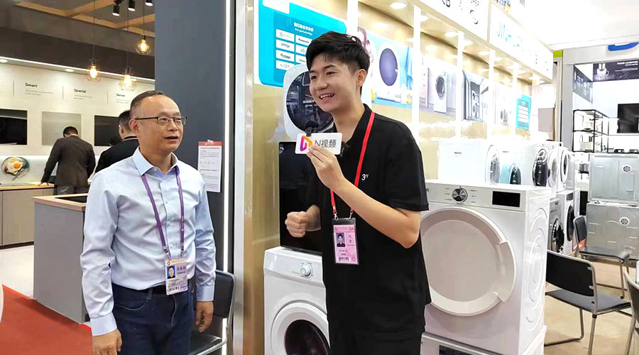 廣交會熱點！央視、新華網(wǎng)等媒體聚焦金環(huán)電器滾筒干衣機