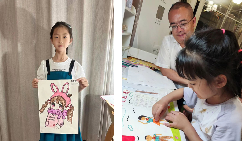 童心向黨 || “西投寶寶”們的親子繪畫作品展來啦！看看你pick哪個！